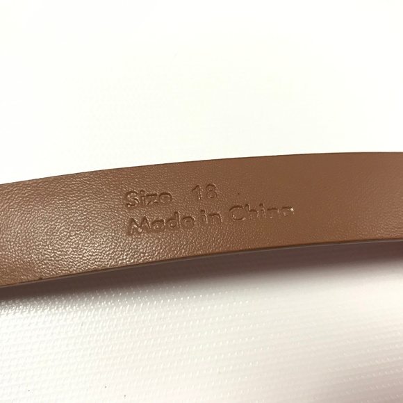 Tommy Hilfiger Women's Skinny Belt Brown Size 18 - Picture 4 of 4